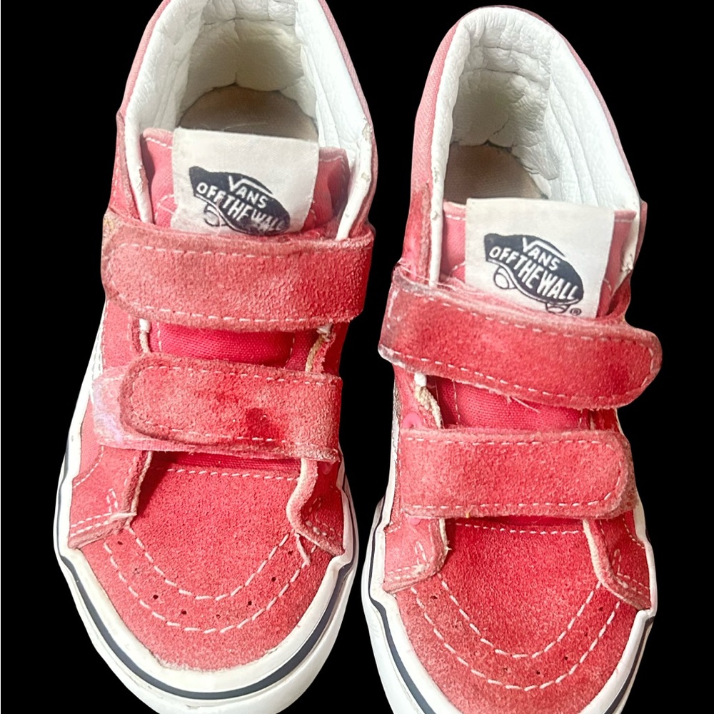 Vans Kids Pink High-Top Sneakers